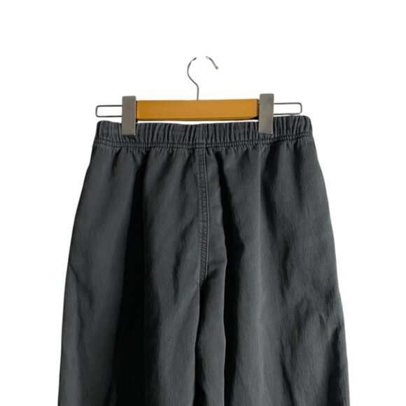 Aerie Women's Smoked Gray Me-Day Tie Waist Wide Leg Casual Pant - Picture 7 of 9